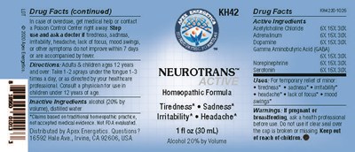 KH42 Neurotrans Active 20201026 label.jpg KH42 Neurotrans Active 20201026 label.jpg - KH42 Neurotrans Active 20201026 label